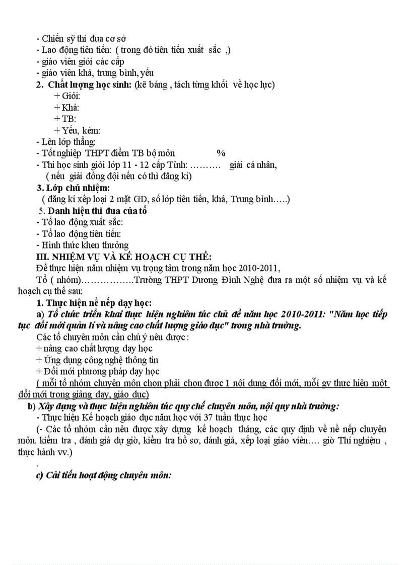 image for page Mau ke hoach to nhom chuyen mon