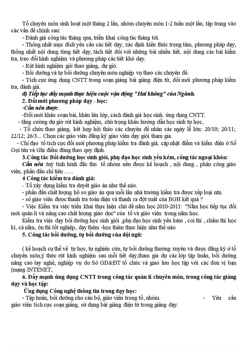 image for page Mau ke hoach to nhom chuyen mon