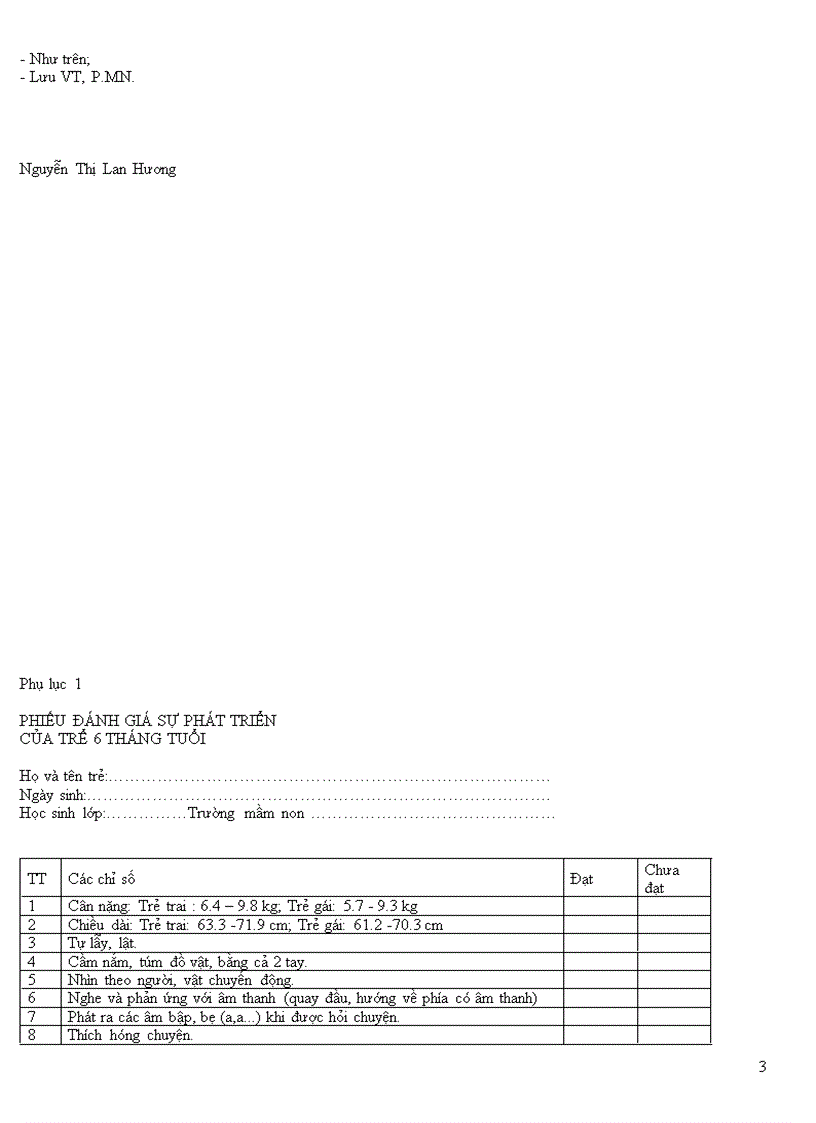 image for page Mẫu phiếu kháo sát chất lượng học sinh MN HC