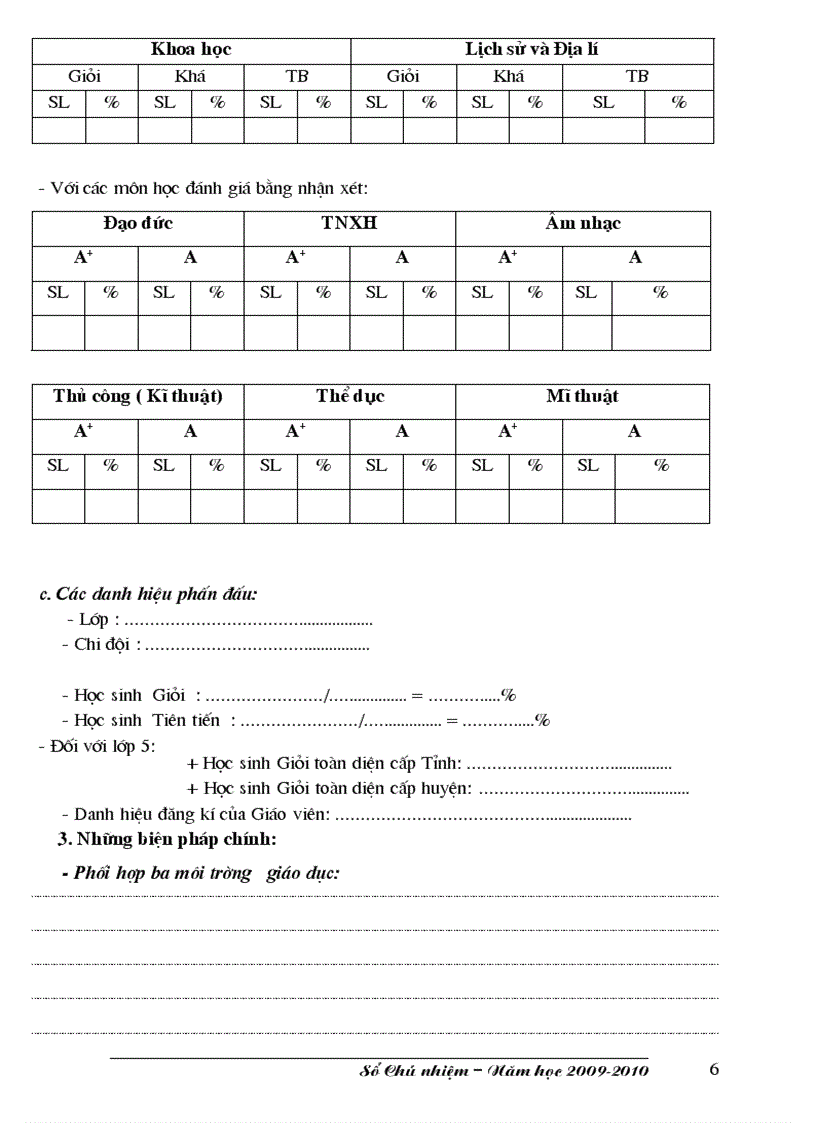 image for page Mẫu sổ chủ nhiệm