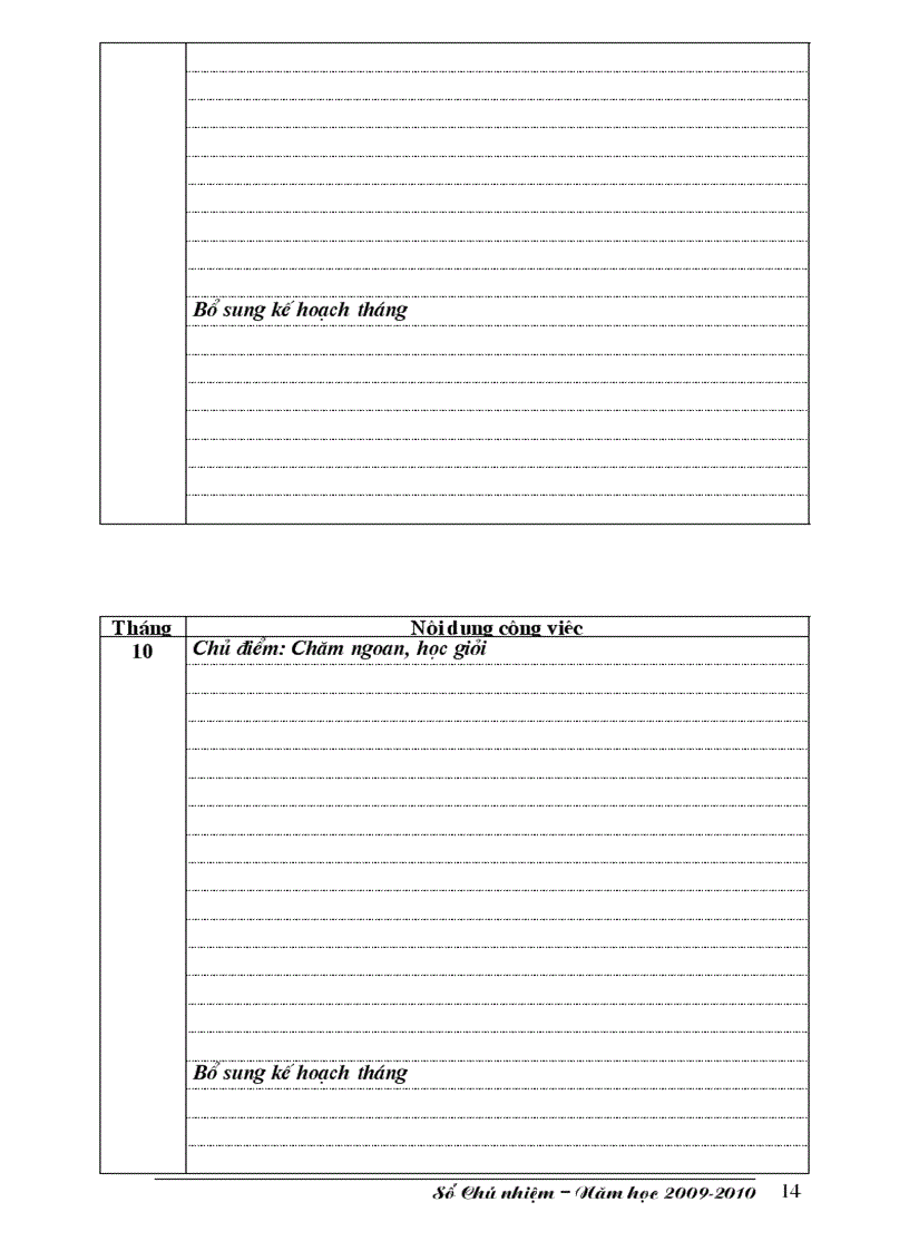 image for page Mẫu sổ chủ nhiệm