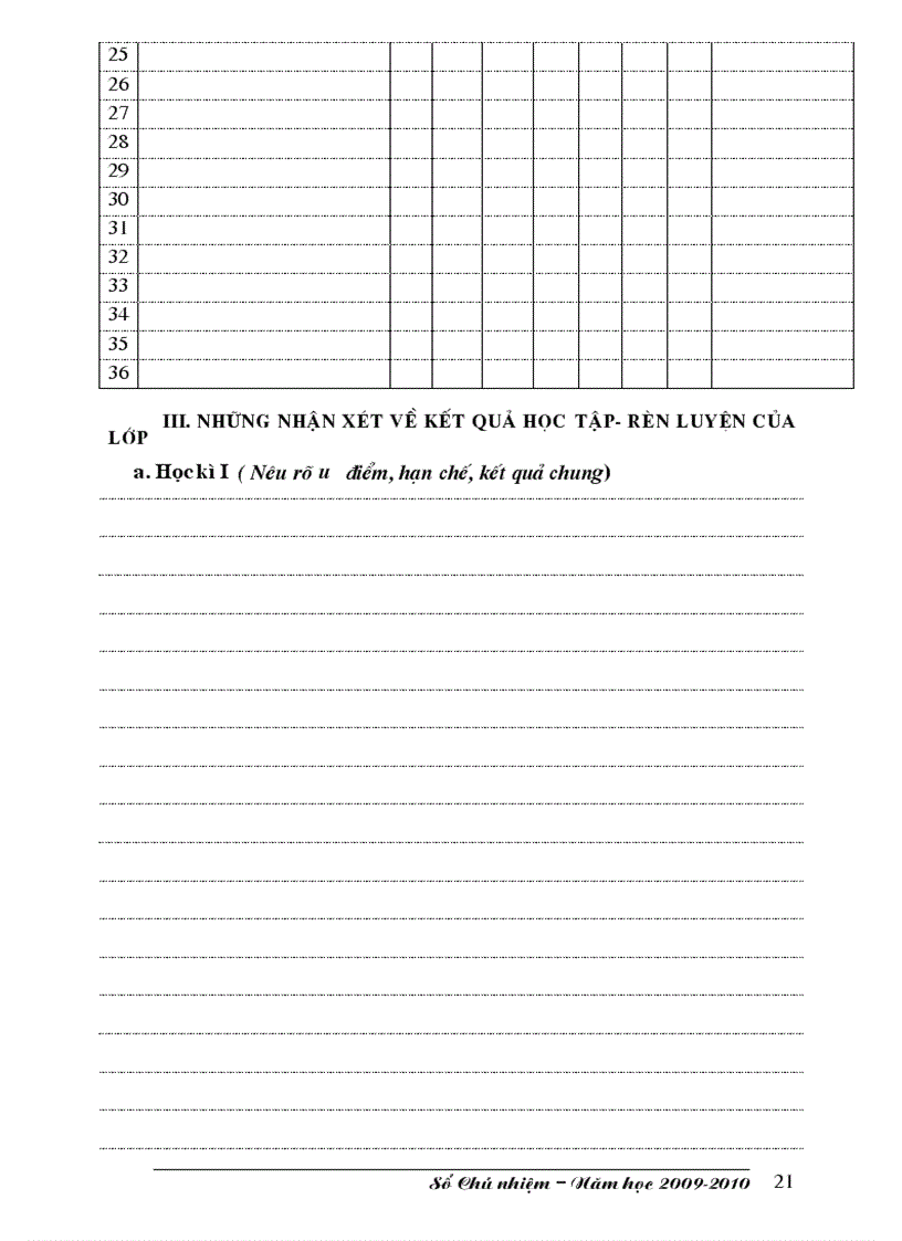 image for page Mẫu sổ chủ nhiệm