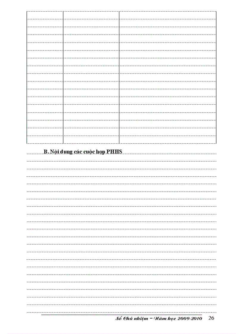 image for page Mẫu sổ chủ nhiệm