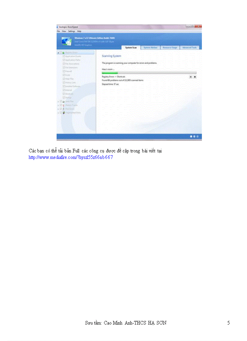 image for page Máy tính chạy chậm cách sửa nè