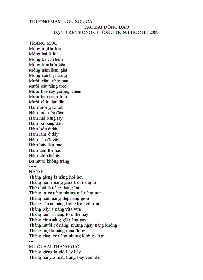 image for page Một số bài đồng dao dạy trẻ