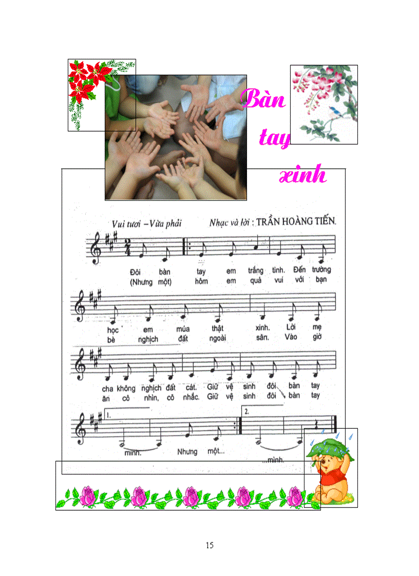 image for page Một số bài hát chủ chủ đề bản thân