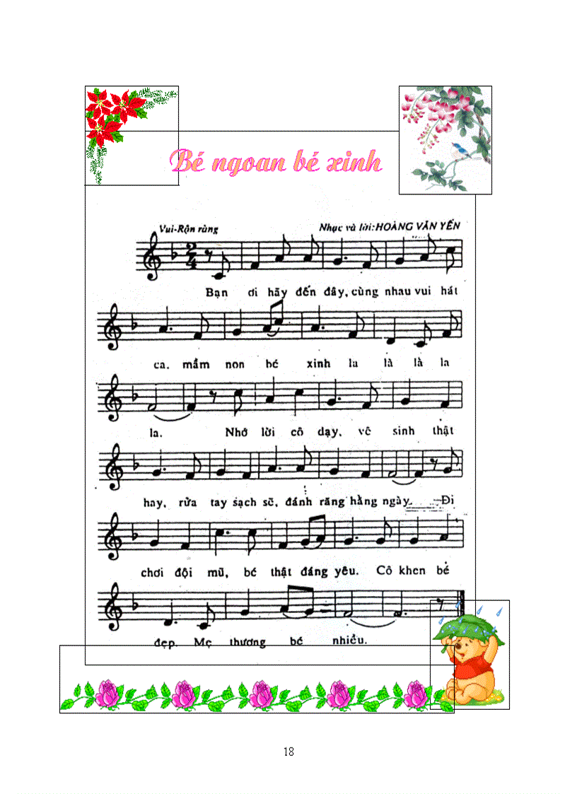 image for page Một số bài hát chủ chủ đề bản thân