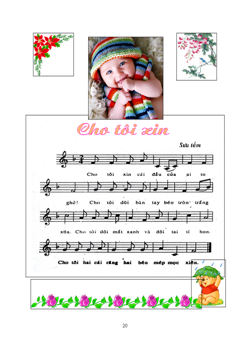 image for page Một số bài hát chủ chủ đề bản thân