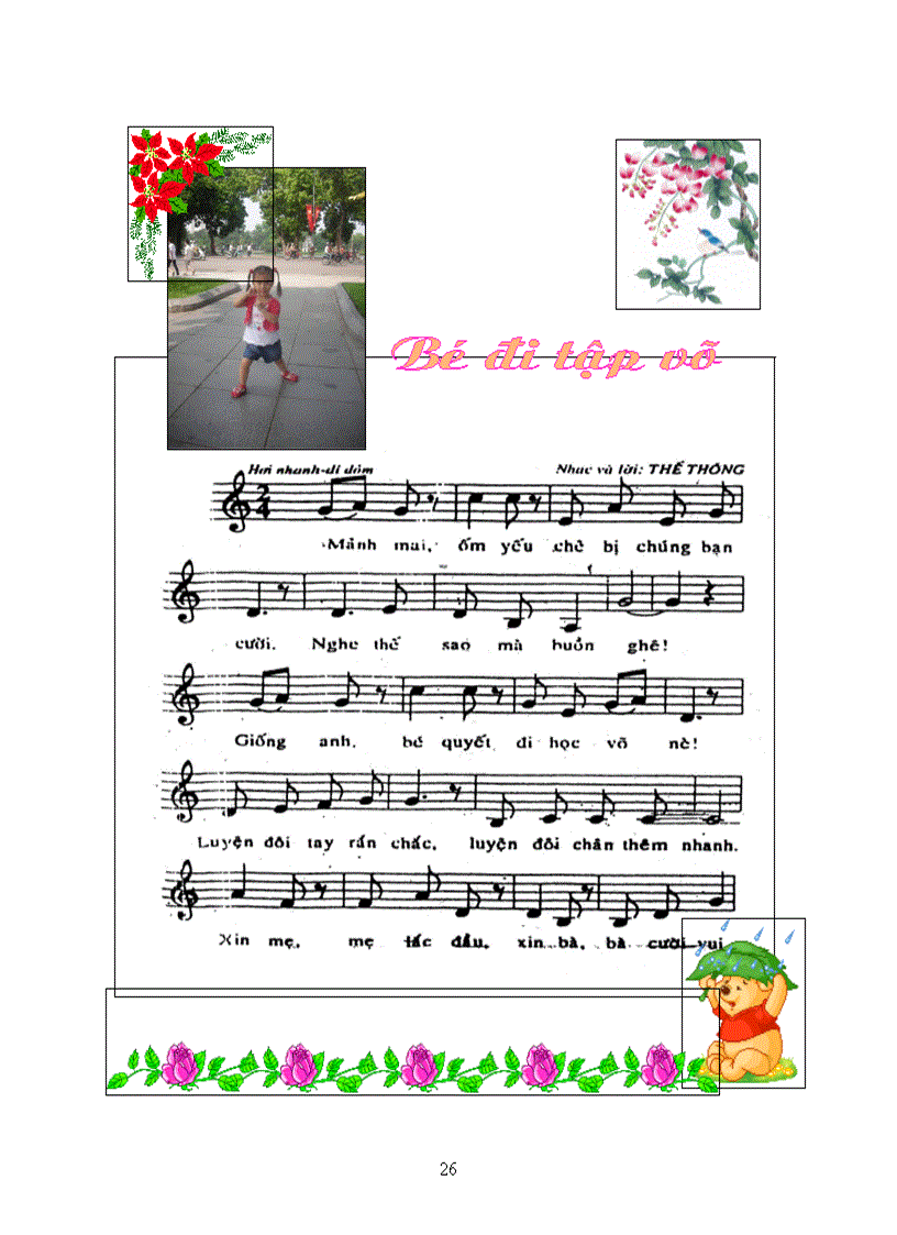 image for page Một số bài hát chủ chủ đề bản thân