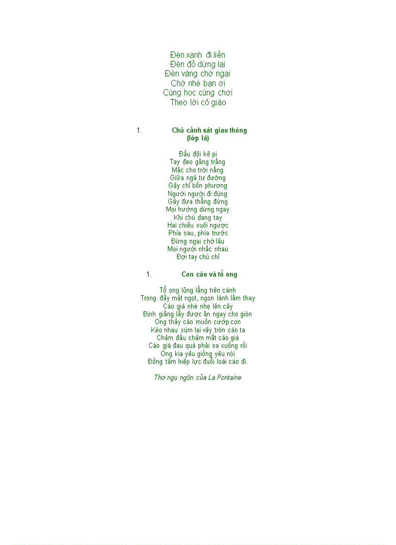 image for page Một số bài thơ bài hát Lá