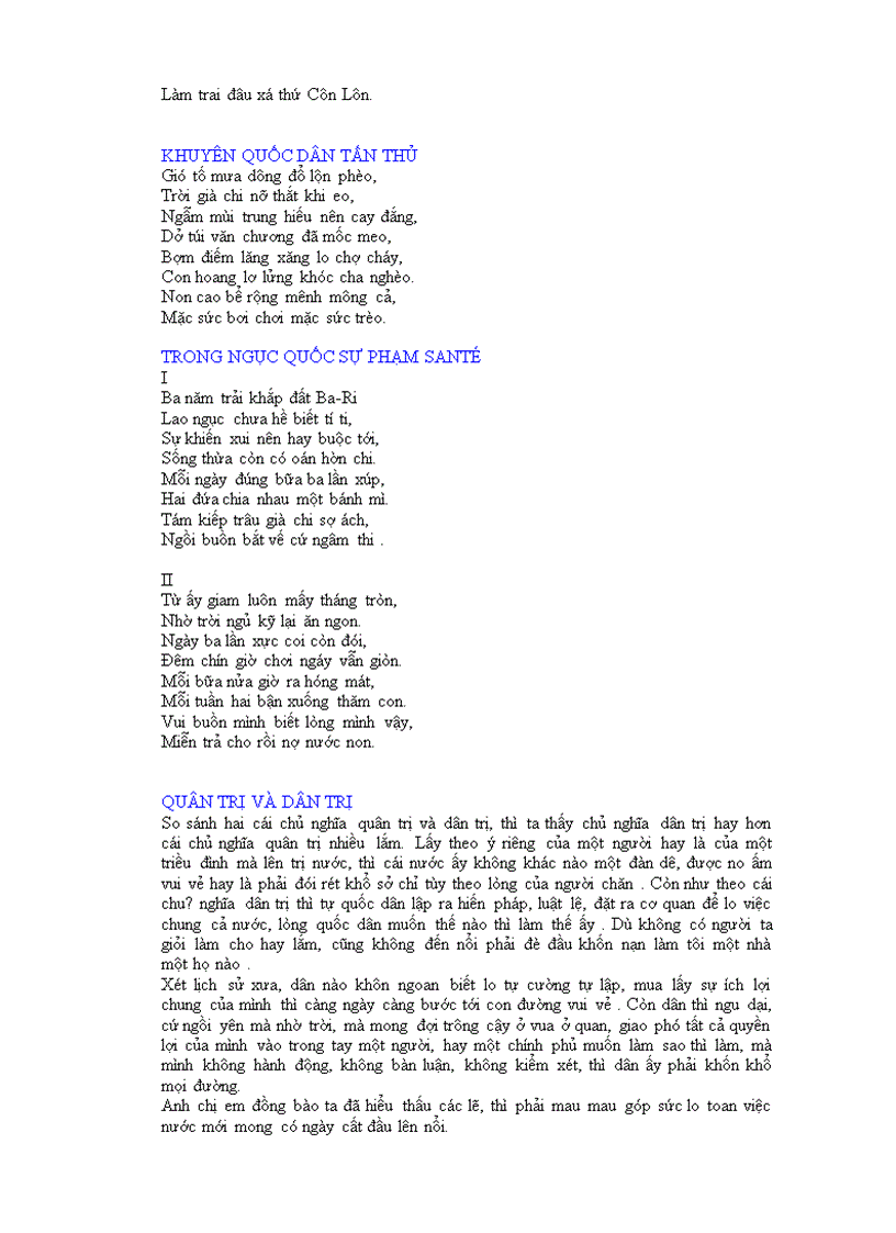 image for page Một số bài thơ văn của Phan Chu Trinh