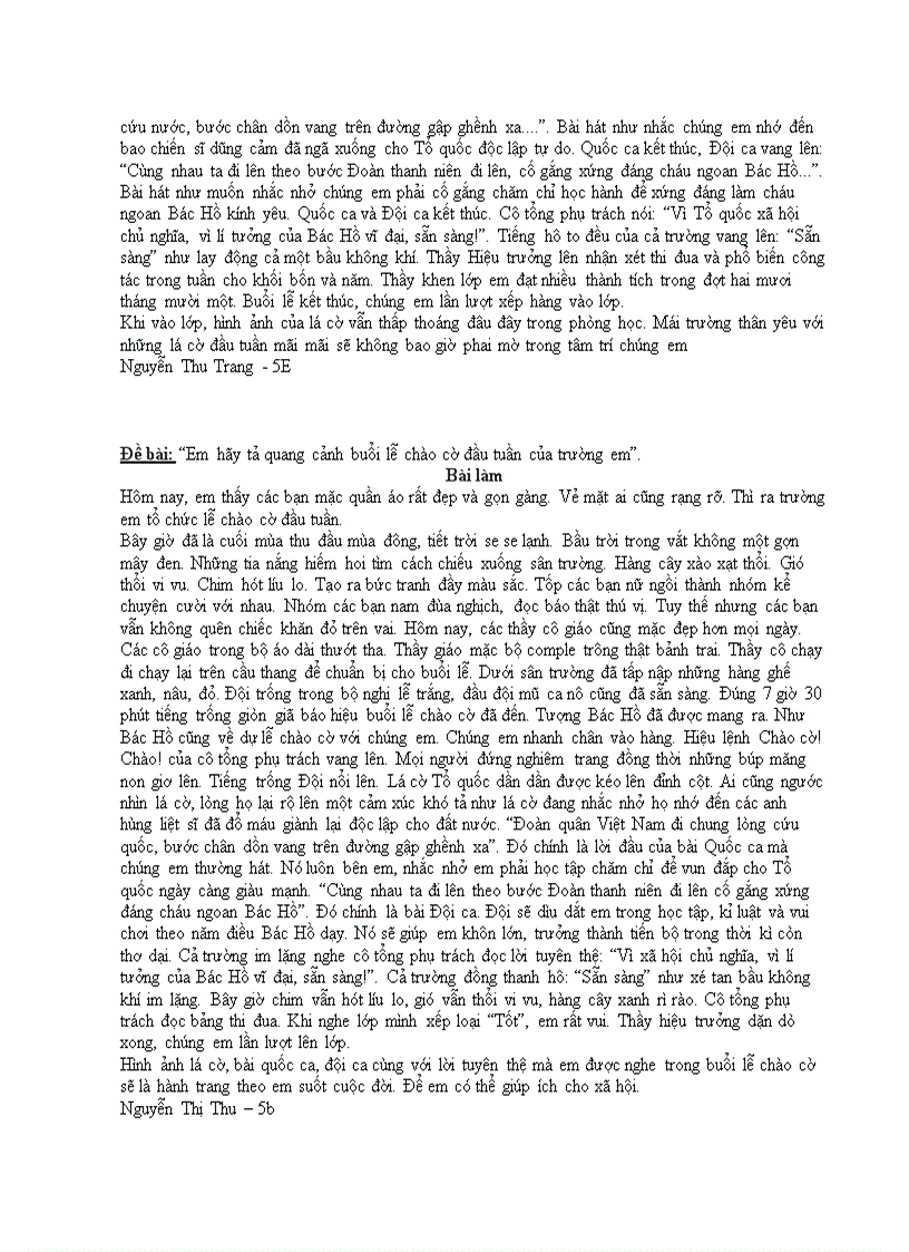 image for page Một số bài văn hay lớp 5