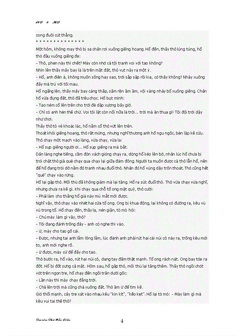 image for page Mot so cau chuyen danh cho mam non