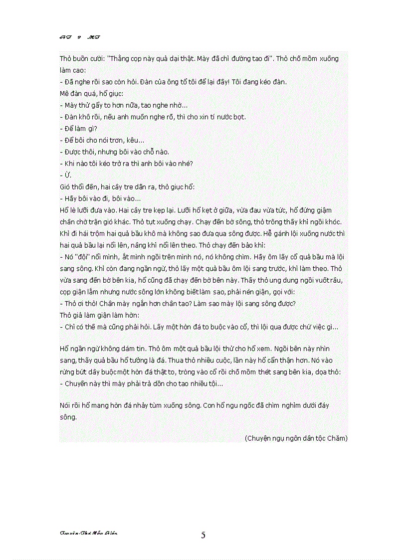 image for page Mot so cau chuyen danh cho mam non