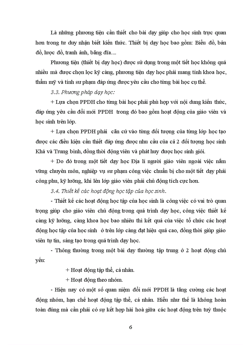 image for page Một số kinh nghiệm dạy học địa lý cấp THCS