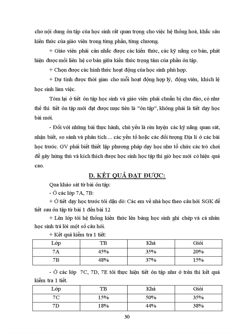 image for page Một số kinh nghiệm dạy học địa lý cấp THCS