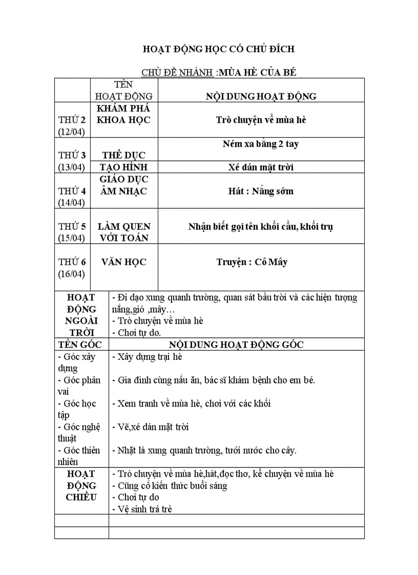 image for page Mùa hè của bé nhánh 2