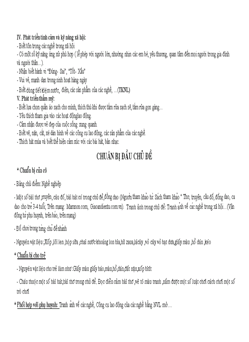 image for page Mục tiêu Mạng nội dung chủ đề nghề nghiệp