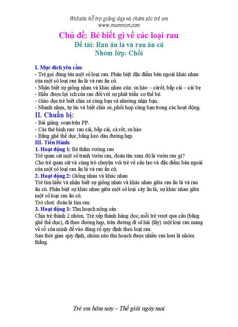 image for page Một số loại rau 1