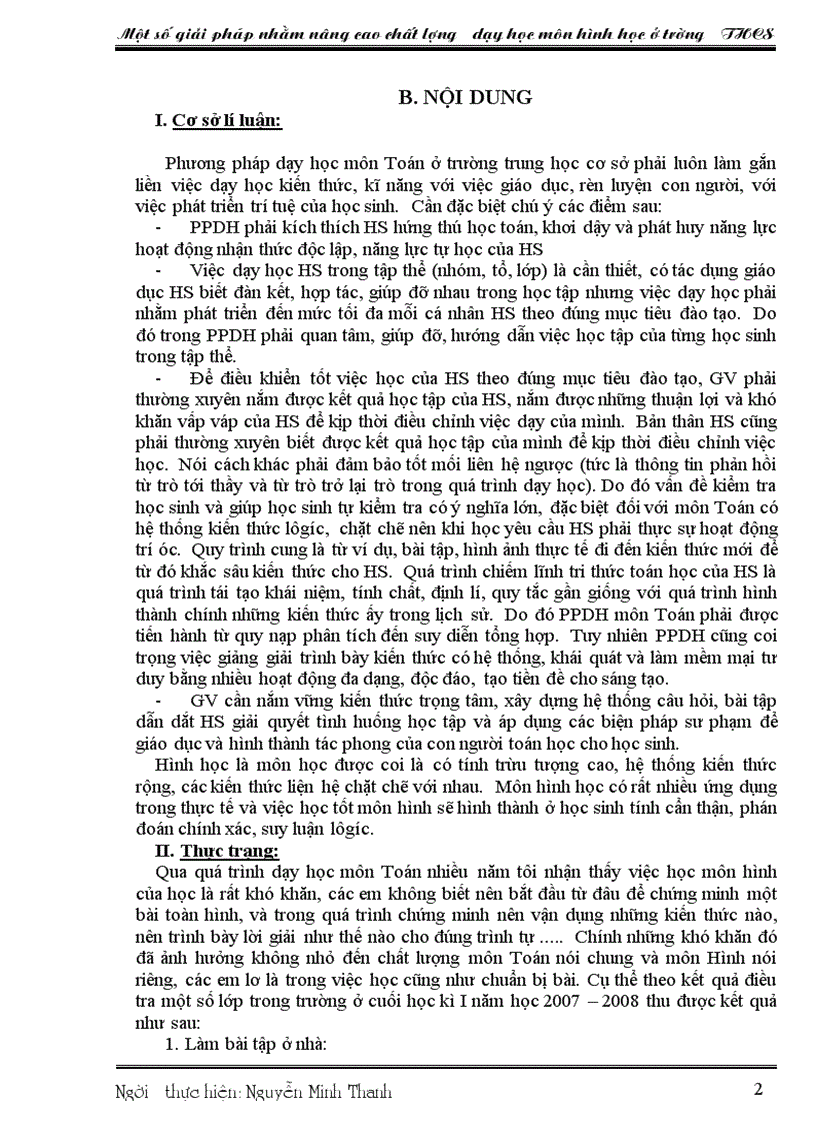 image for page Nâng cao chất lượng dạy hình học ở THCS