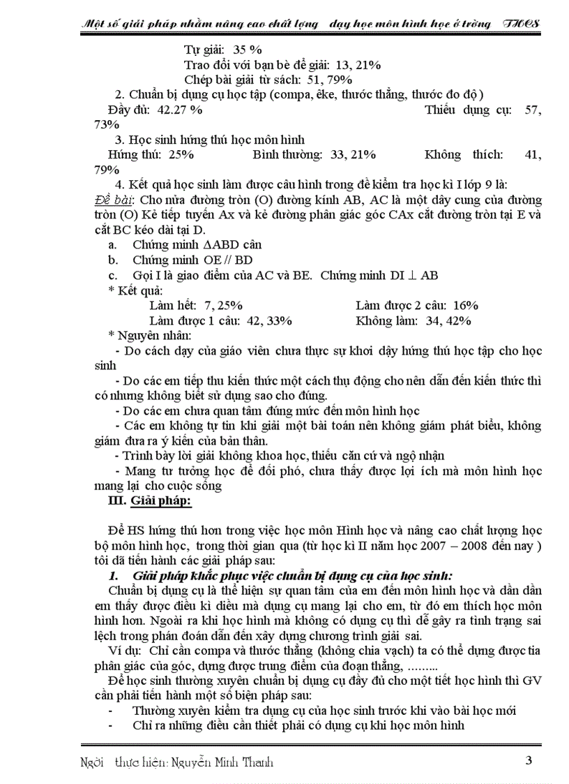 image for page Nâng cao chất lượng dạy hình học ở THCS