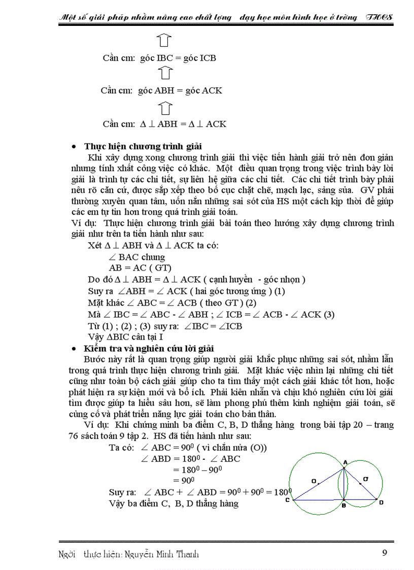 image for page Nâng cao chất lượng dạy hình học ở THCS