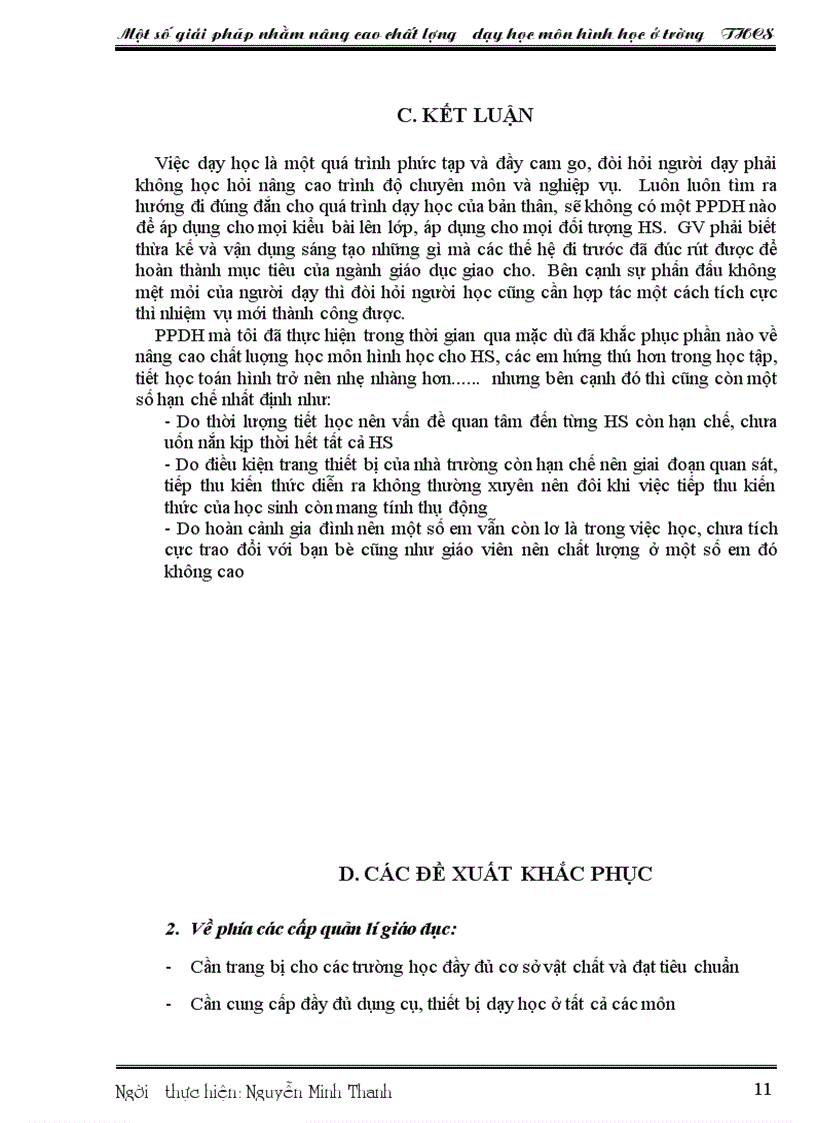 image for page Nâng cao chất lượng dạy hình học ở THCS