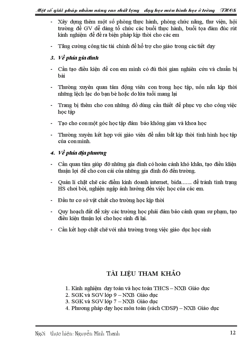 image for page Nâng cao chất lượng dạy hình học ở THCS