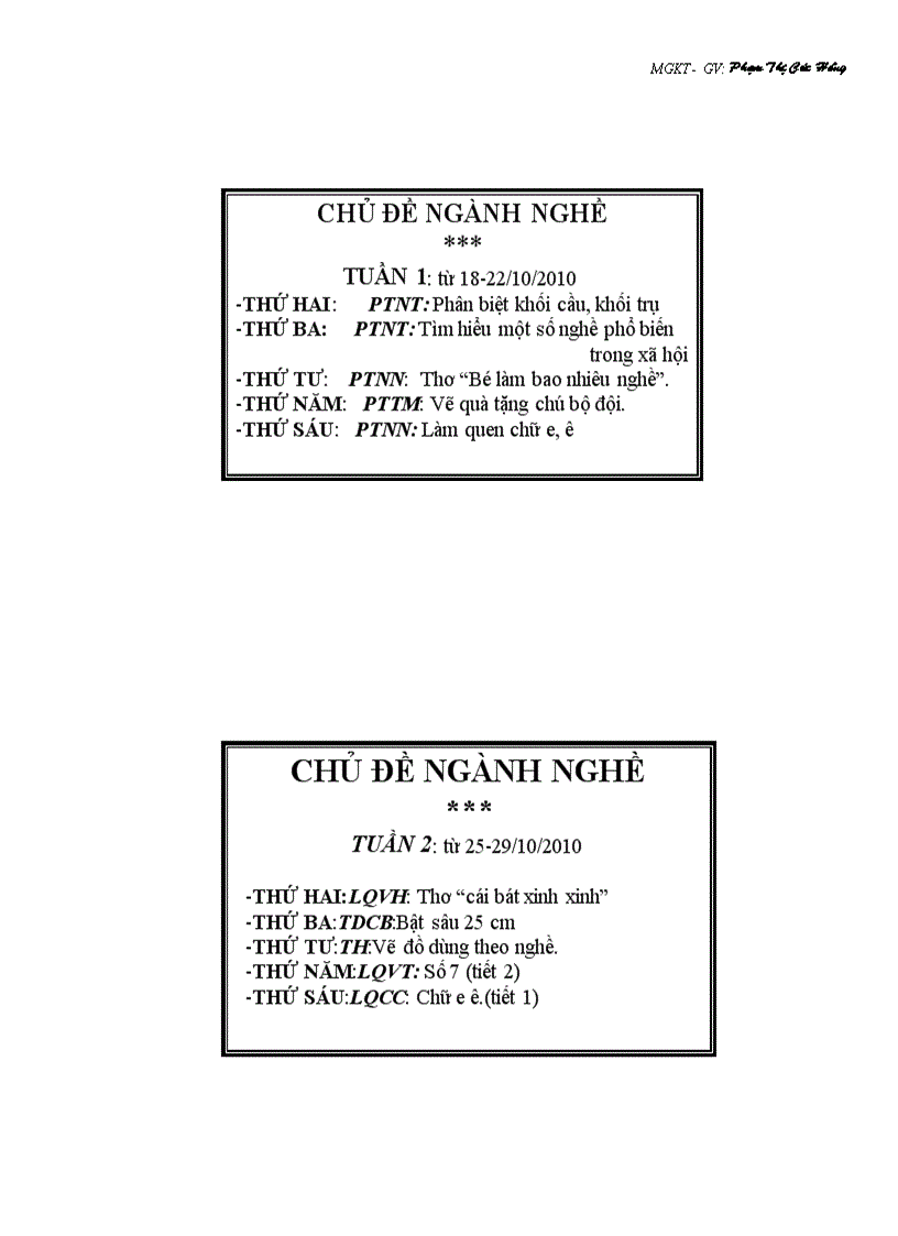 image for page Nghề nghiệp tuần 1 1