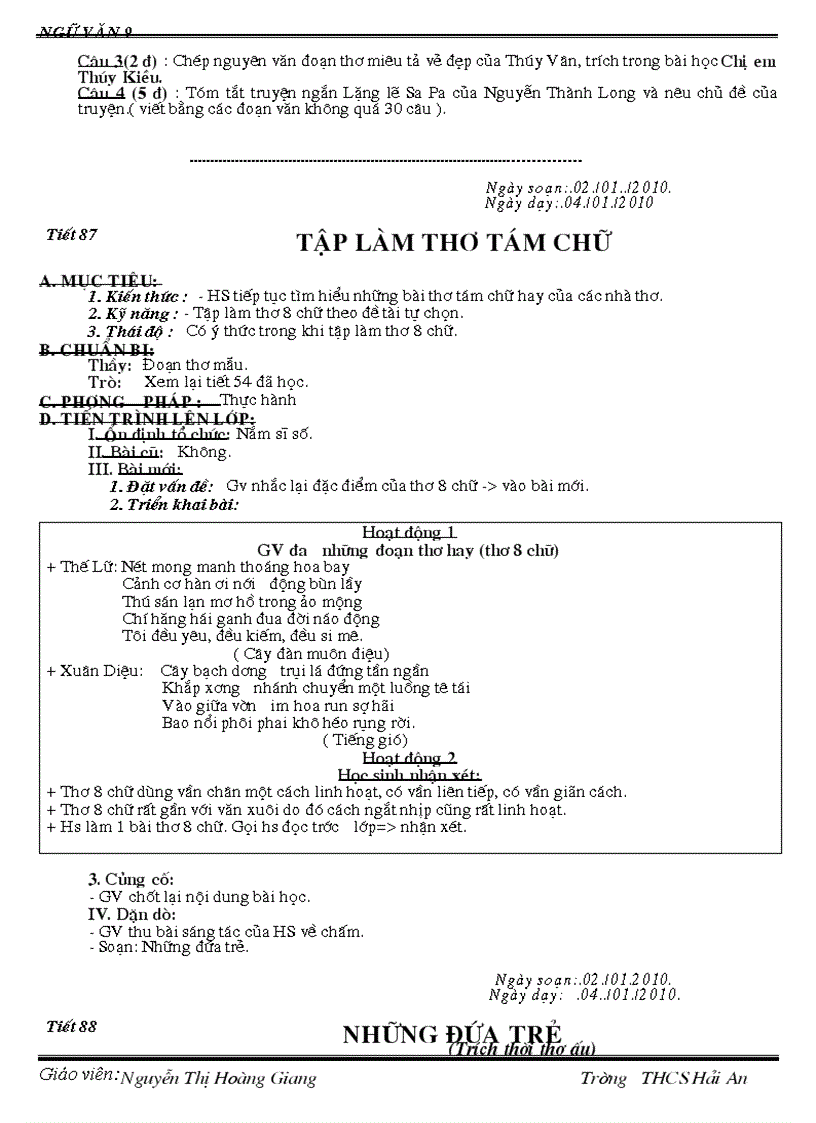 image for page Ngữ văn 9 kỳ 1