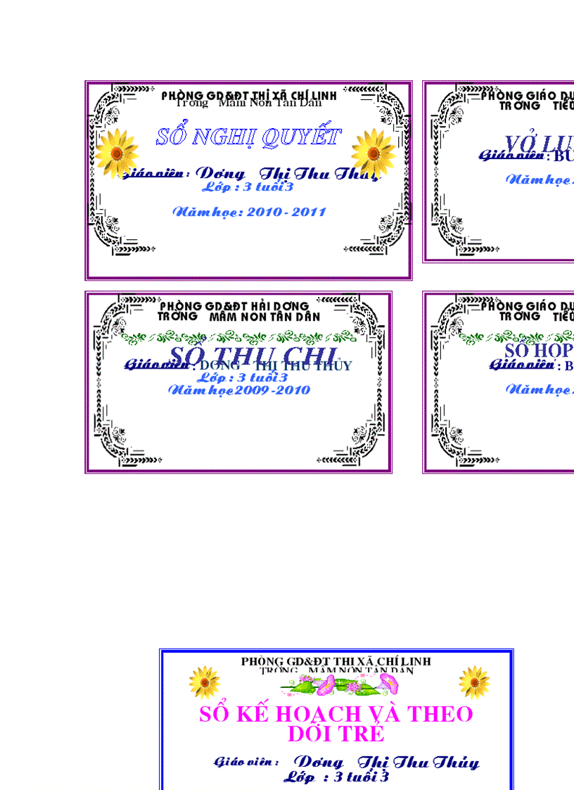 image for page Nhãn vở tuyệt đẹp Thủy ALạc