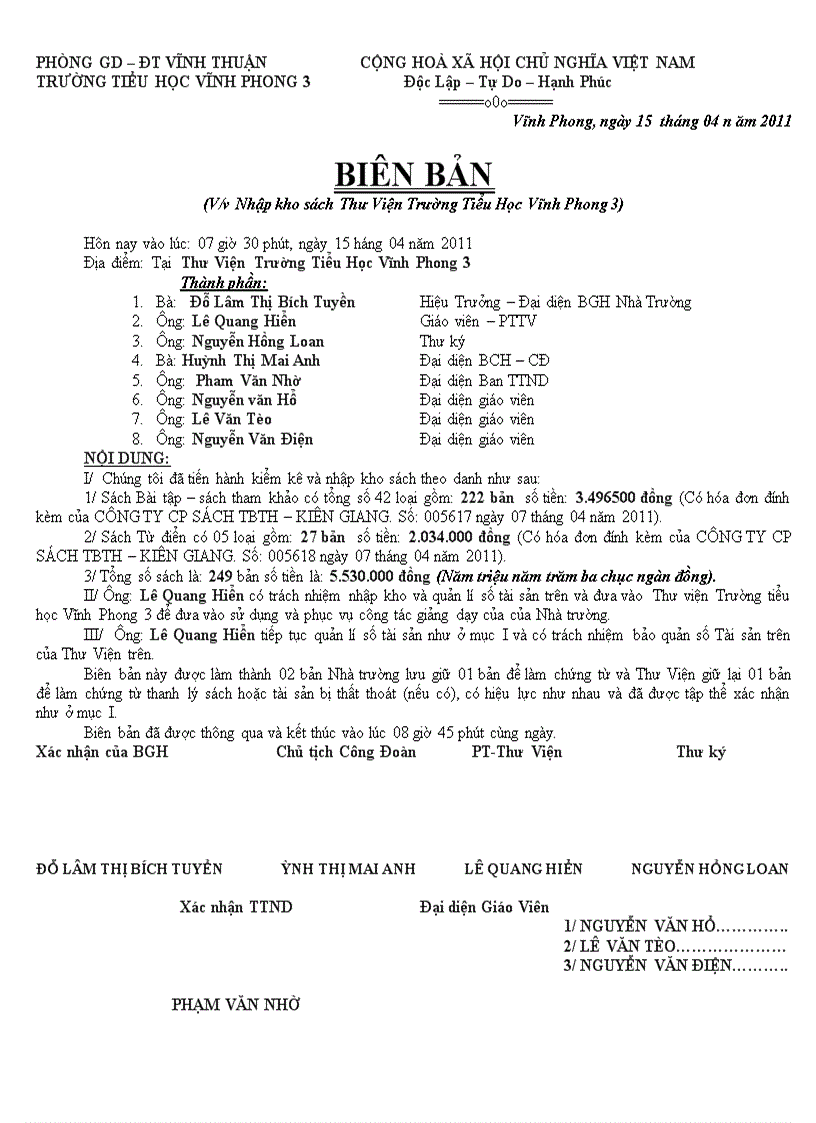 image for page Nhạp sách vào TVTH