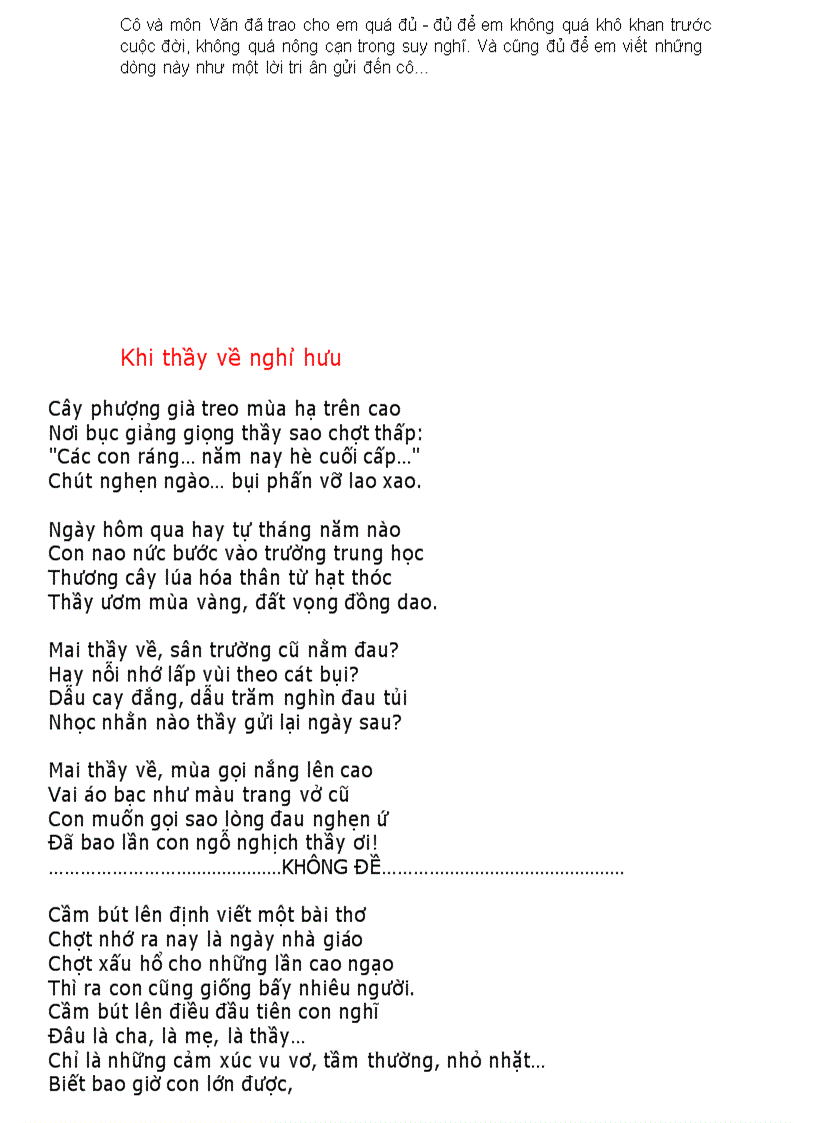 image for page Nhung bai tho ve ngay nha giao Viet Nam