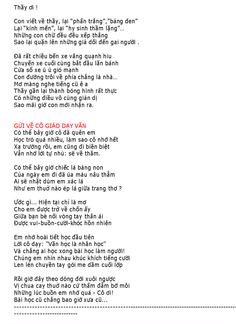 image for page Nhung bai tho ve ngay nha giao Viet Nam