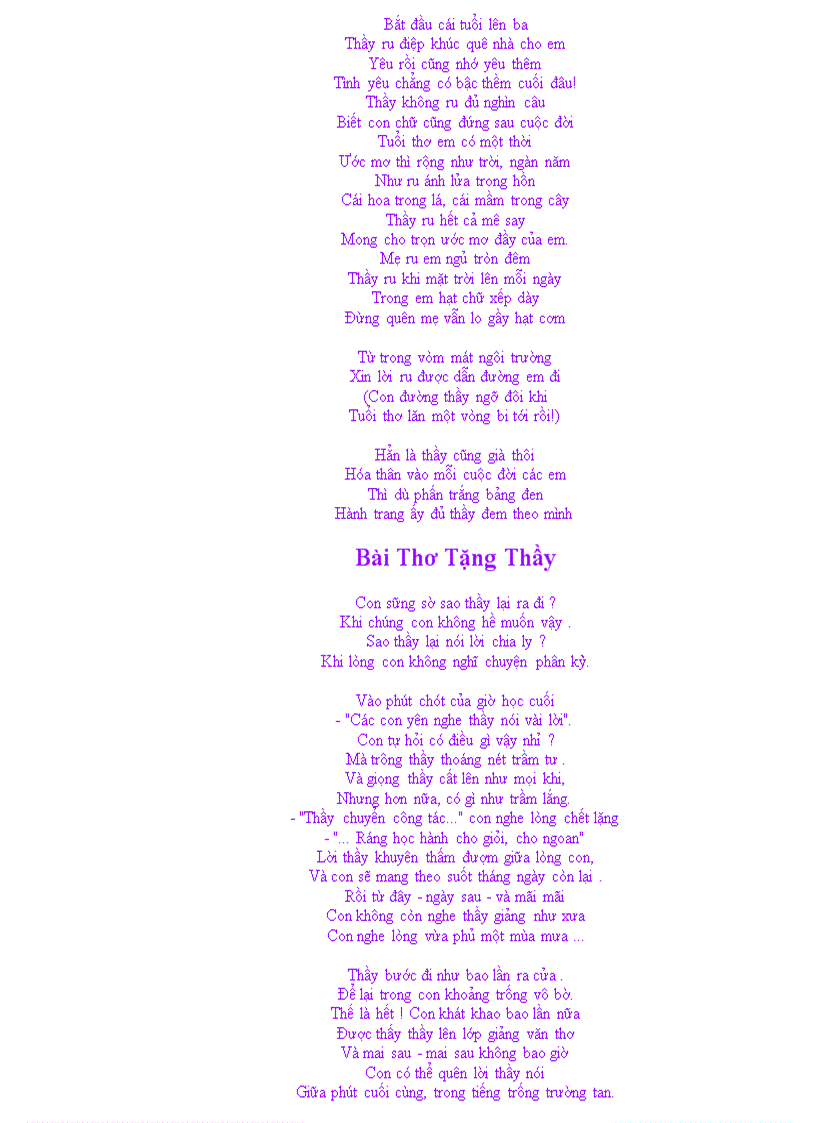 image for page Nhung bai tho ve ngay nha giao Viet Nam