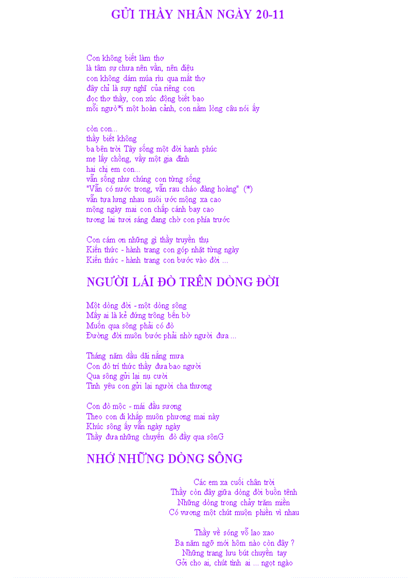 image for page Nhung bai tho ve ngay nha giao Viet Nam