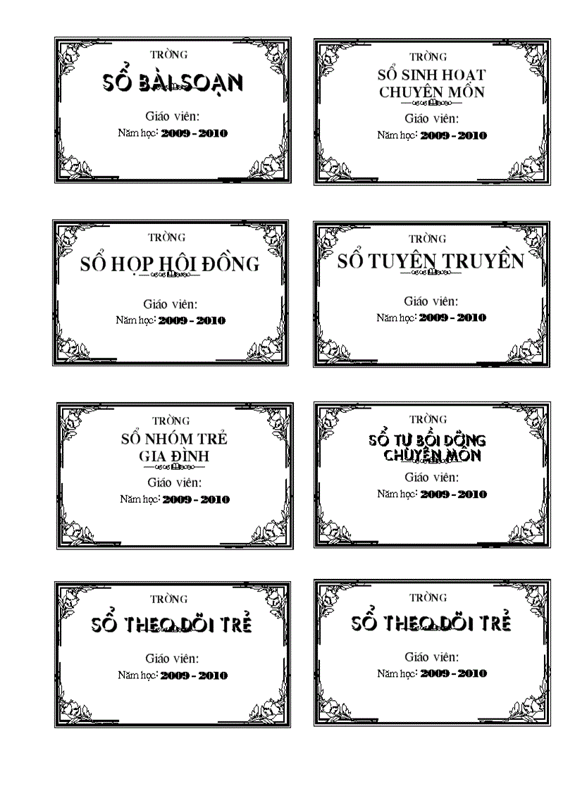 image for page Nhãn Vở Đẹp 1