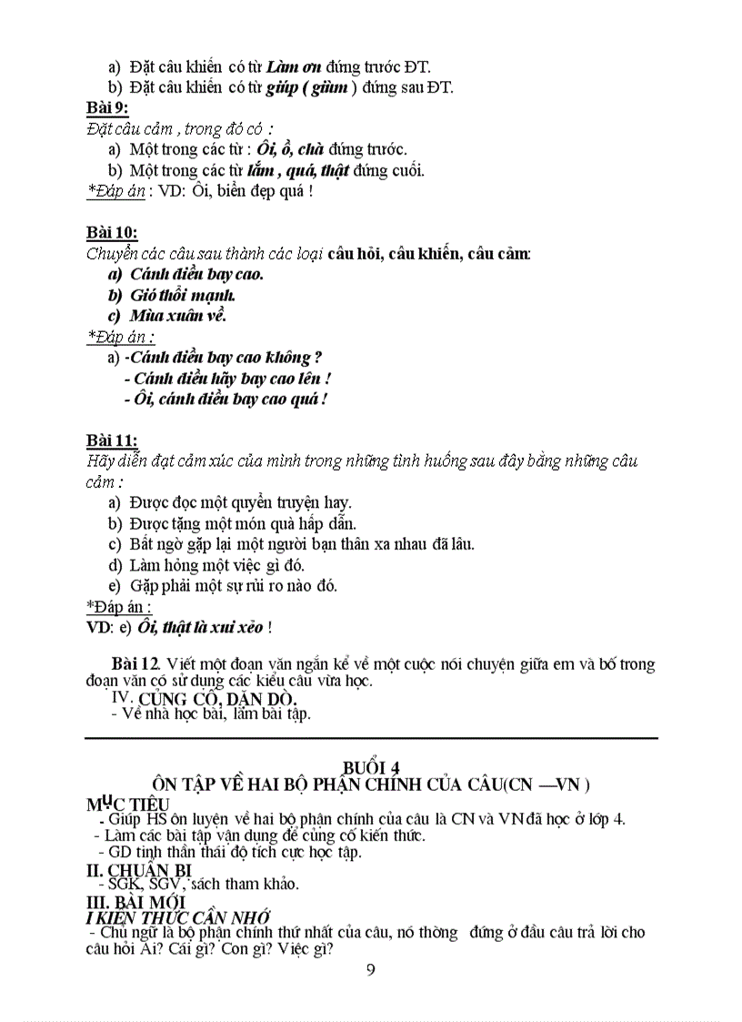 image for page Ôn tập kiên thức Tiếng Việt tiểu học cuối cấp