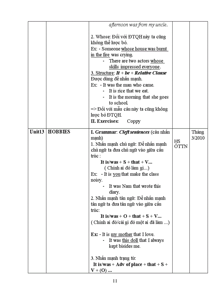 image for page Ôn tập Tiếng Anh lớp 11