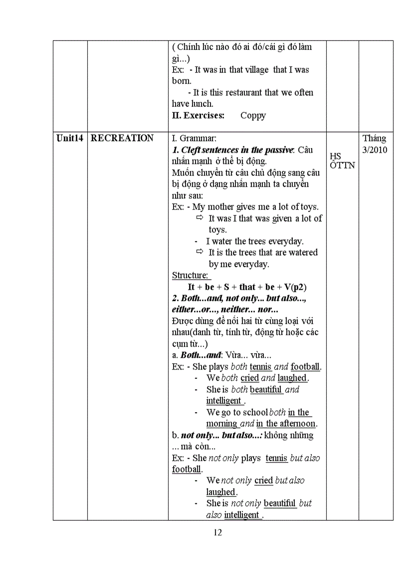 image for page Ôn tập Tiếng Anh lớp 11