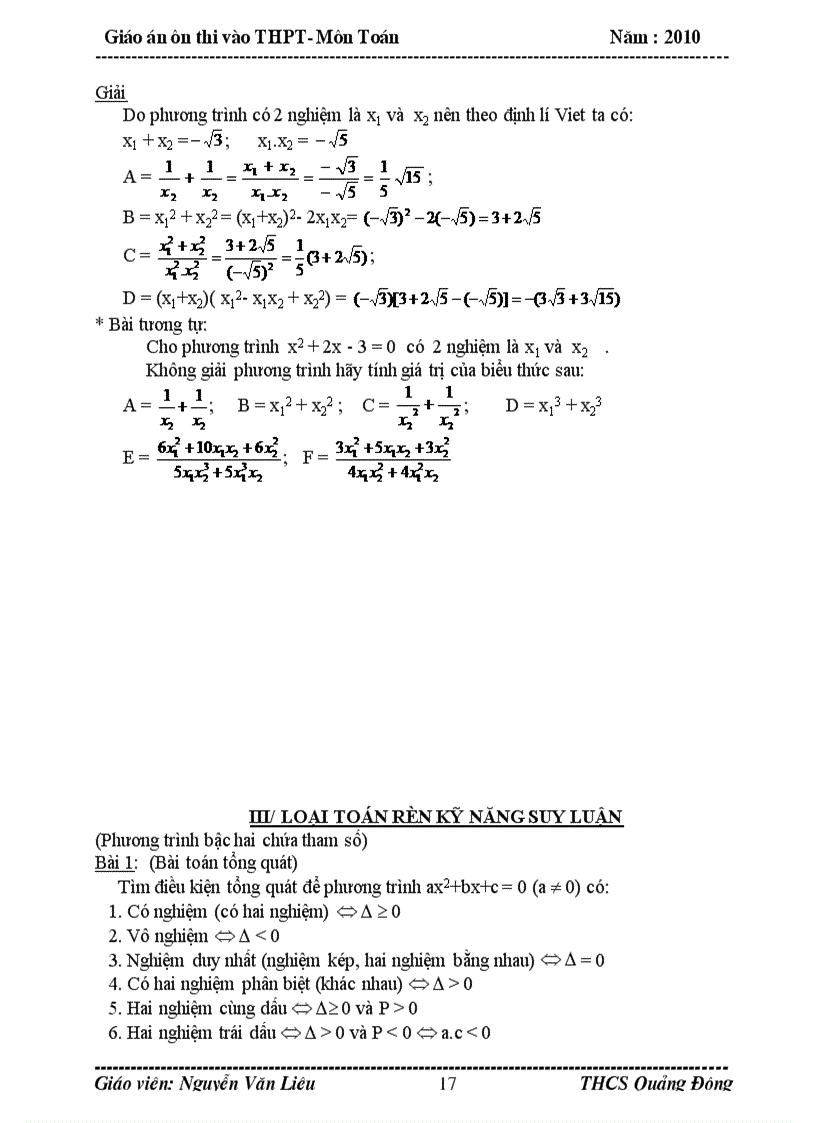 image for page On thi mon toan vao thpt 2010 top