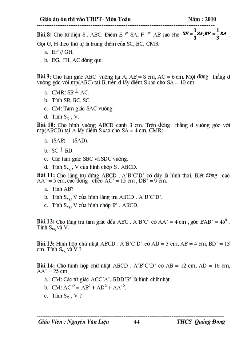 image for page On thi mon toan vao thpt 2010 top