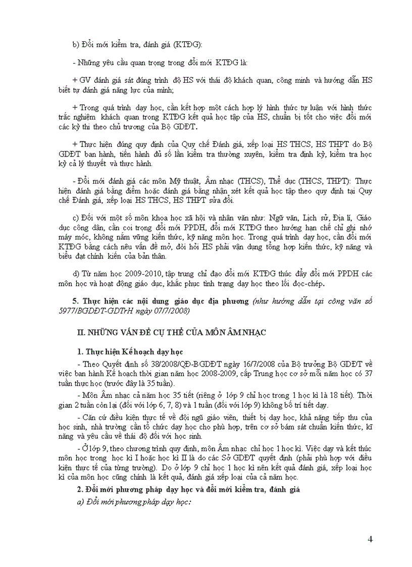 image for page Phân phối chương trình các môn học