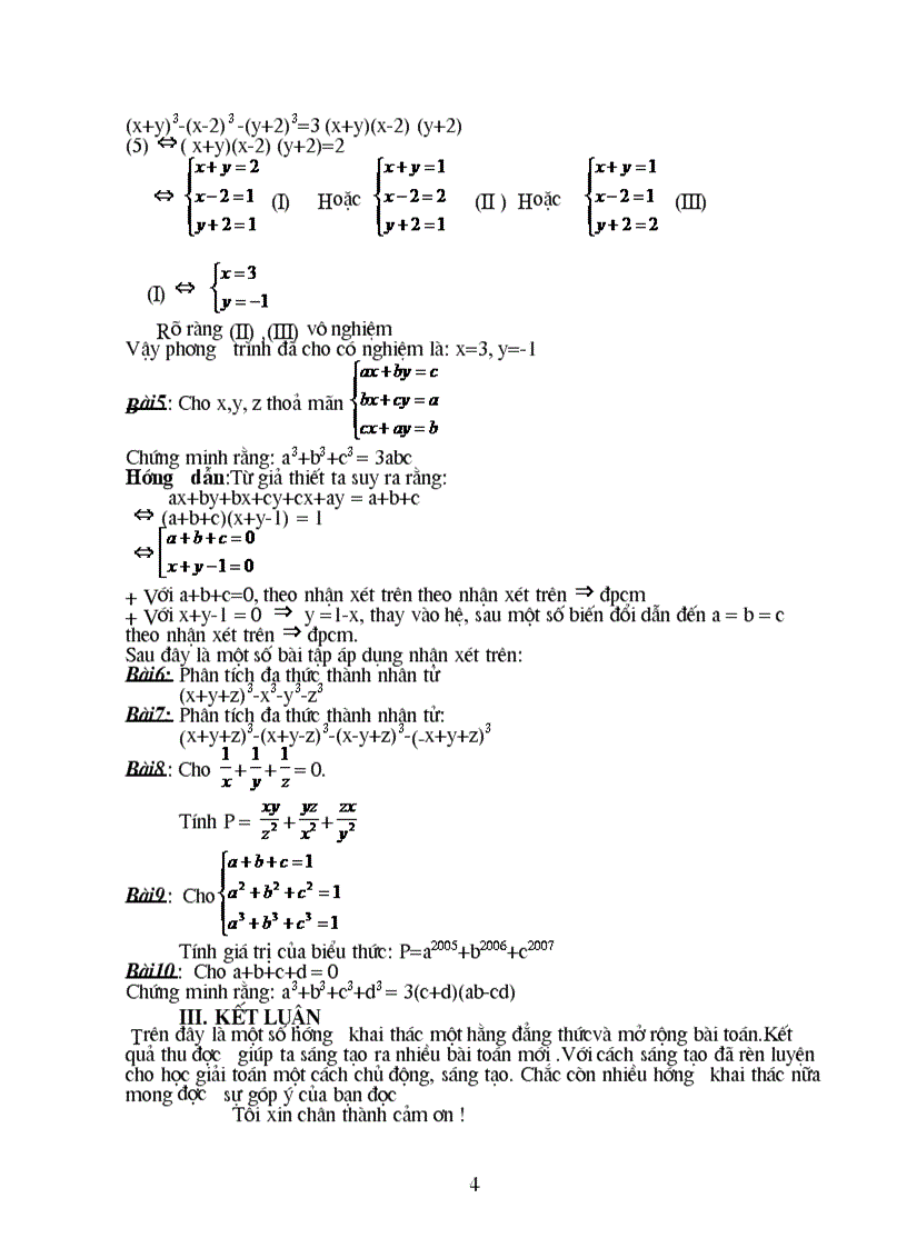 image for page Phát triển bài Toán từ hằng đẳng thức quen thuộc