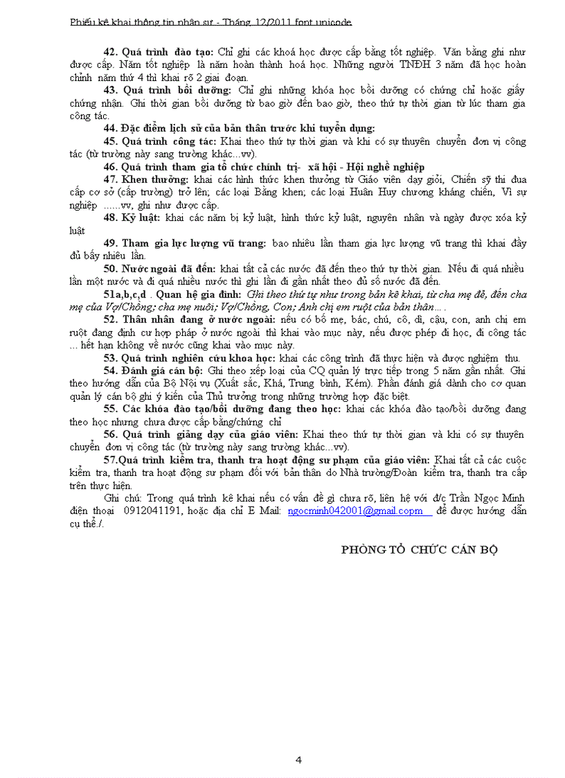 image for page Phiếu kê khai nhân sự