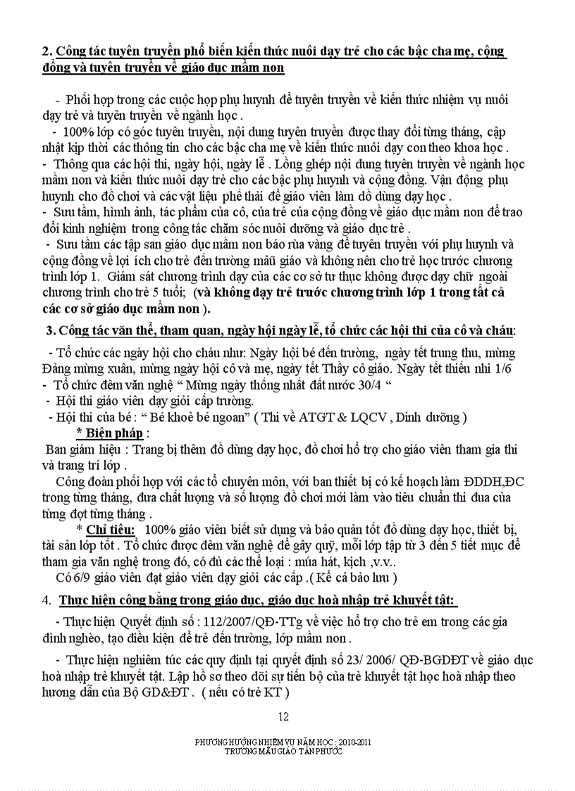 image for page Phuong huong nam hoc 2010 2011