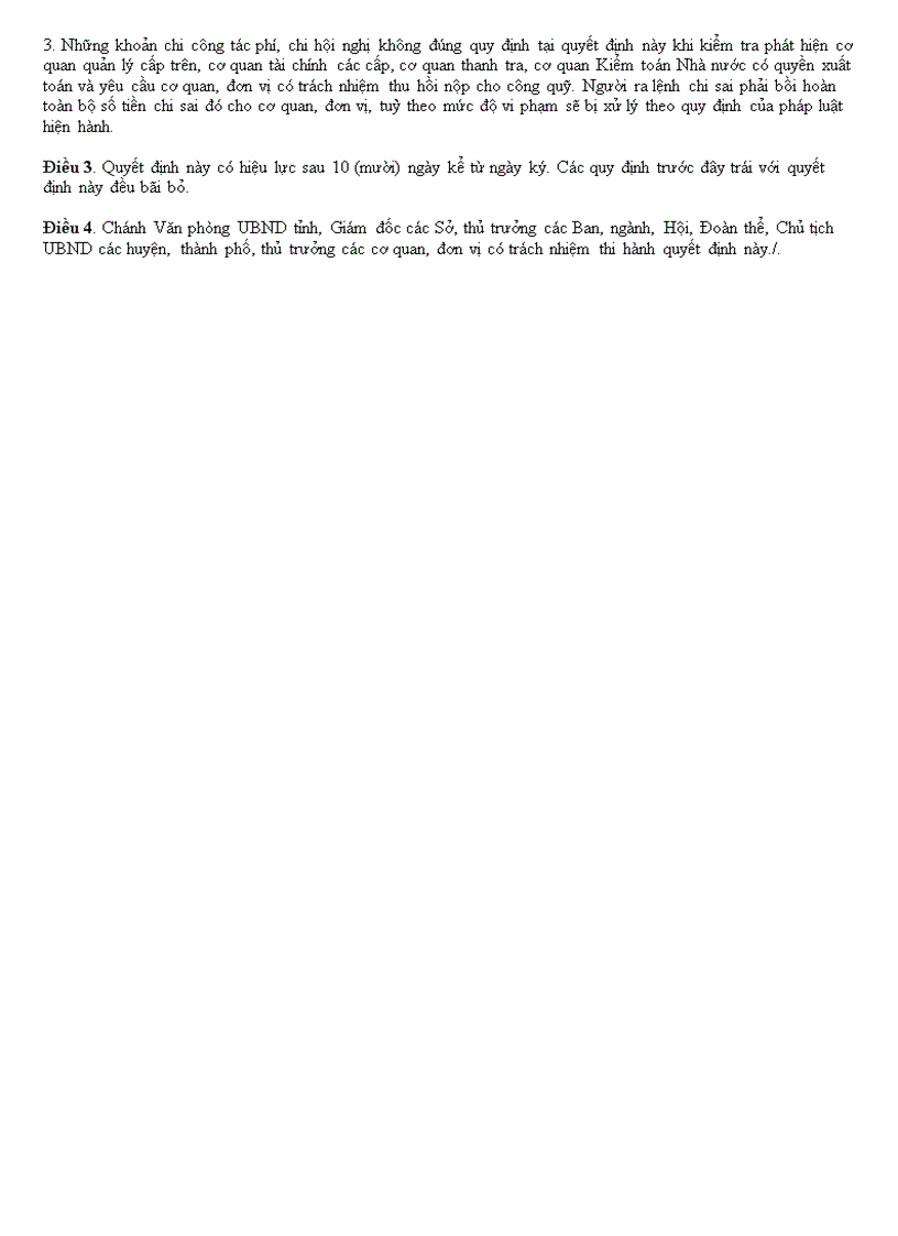 image for page QĐ số 14 Quy định Chế độ công tác phí