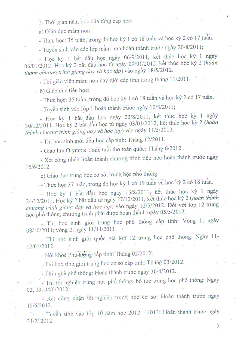 image for page QĐ thời gian thực hiện nhiẹm vụ năm học 2011