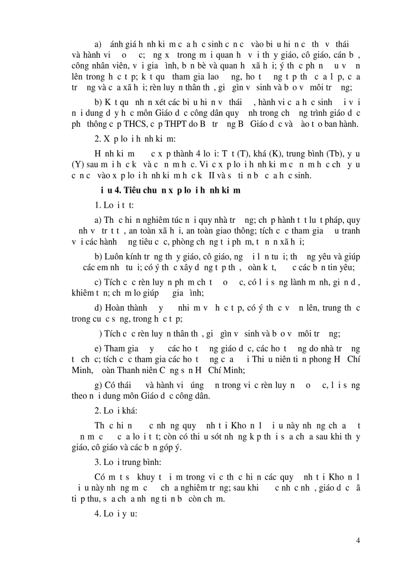 Quy Chế 58 của Bộ GD ĐT