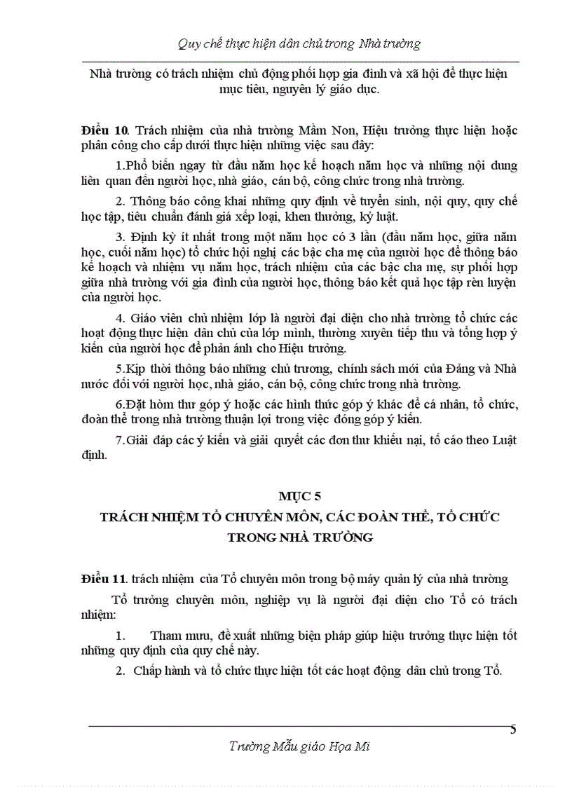 image for page Quy chế dân chủ trong trường MG